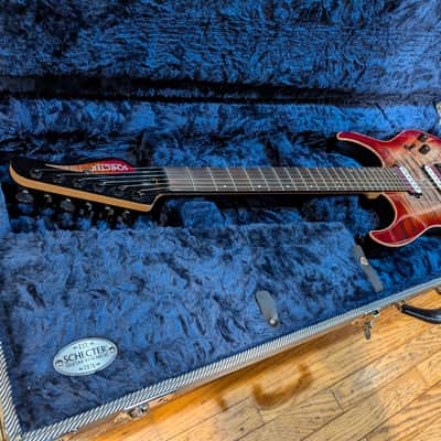Schecter USA Custom Shop Sunset 24 6 w/HSC and BKP Unity Pickup Upgrade image 2