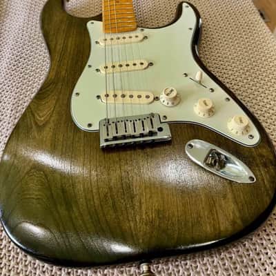 Fender Stratocaster Deluxe 2006-2008 - Vintage Faded Black Nitrocellulose image 8