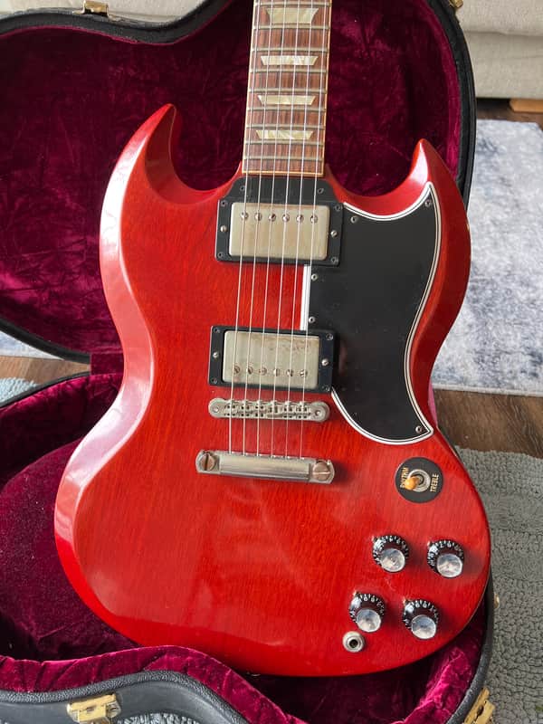 Gibson Custom shop ‘61 Les Paul SG Standard reissue VOS 2014-2015 Faded Cherry image 1