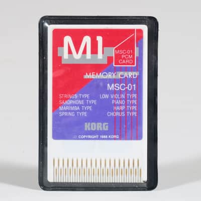 Korg MSC-01 PCM Card for M1