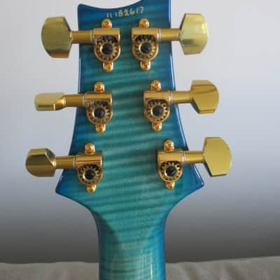 PRS Custom 24 Limited Edition Tree Of Life 2011 - Makena Blue image 7