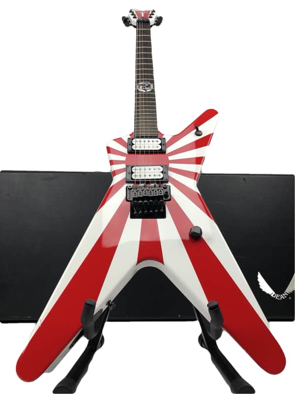ギター Dean MKH Signature Japanese Rising Sun Dean MKH Matt Heafy - Rising Sun Signature Electric Guitar with