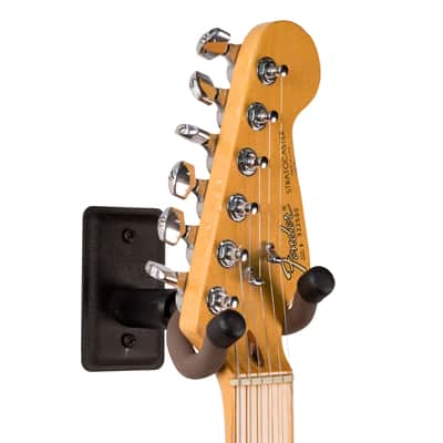 String Swing Wall Mount Guitar Hanger, Black Metal imagen 2