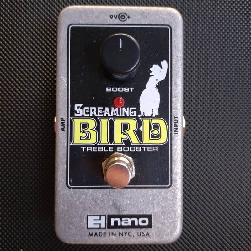 Electro-Harmonix Screaming Bird Treble Booster Pedal | Reverb UK