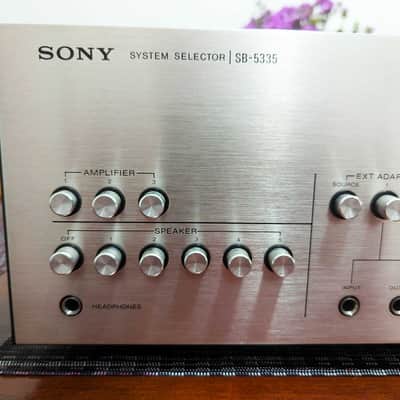 Sony SB-5335 Audio Selector: Input/Tape/Phono, 3 Amps, 5 Speakers, Clean, Work! image 3