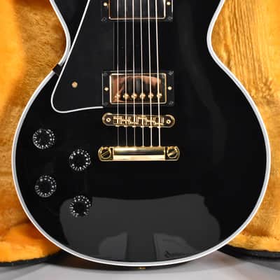 2025 Gibson Custom Les Paul Custom Lefty Left-Handed | Gloss Ebony w/OHSC image 2