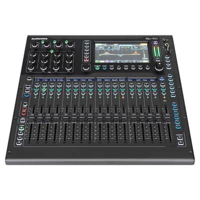 Allen & Heath Qu-5D 38-Channel Digital Mixer with Dante, 96kHz XCVI Core, 6 Multi-FX Engines, 7" Touchscreen, Motorized Faders, USB-C Interface & SD Recording image 2