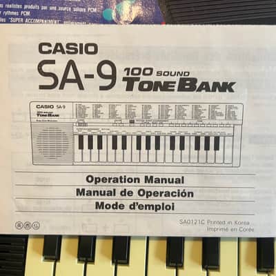 Casio SA-9 Black ORIGINAL BOX AND PAPERWORK image 16