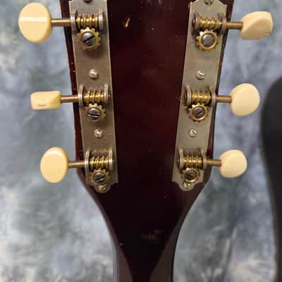 Vintage RARE 1959 Kay K6110 "Western Rhythm" X-Braced Dreadnought Acoustic Guitar Pro Setup New Strings Original Soft Shell Case image 11