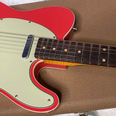 NEW! Fender Custom Shop Flamethrower Telecaster Custom - NOS - Modern Specs - Texas Special Pick-Ups - AAAA Flamed Neck - Fiesta Red - Authorized Dealer - 7.7lbs - G07041 image 2