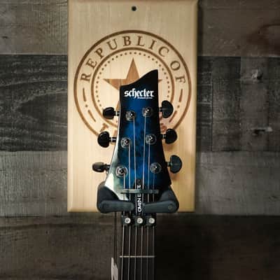 Schecter Omen Elite-6 FR Electric Guitar - Ocean Blue Burst (2455) image 6