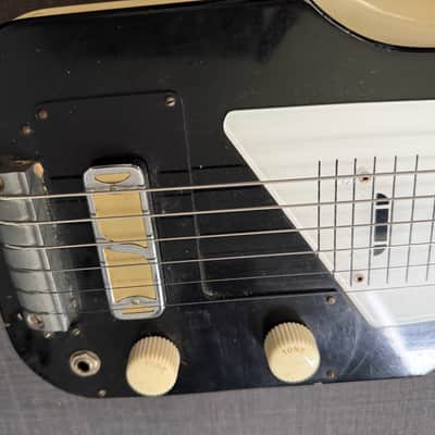 Vintage 1960s Harmony H7 Roy Smeck Console Lap steel with Original Case and Legs image 3