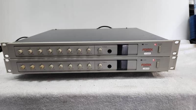 Fostex DCM100 , 8-Channel MIDI Controlled Rackmount Mixer Made In Japan image 1