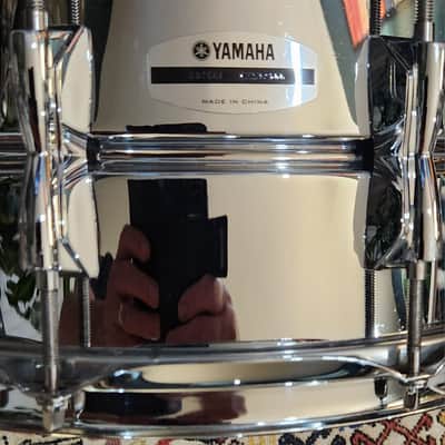 STUDIO SALE! Yamaha Stage Custom SD 266A Snare 14×6.5 Chrome Over Steel 1990s Japan image 7