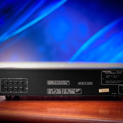 Rotel RE-500 1983 Silver Rare Vintage Stereo Graphic Analog Equalizer image 6