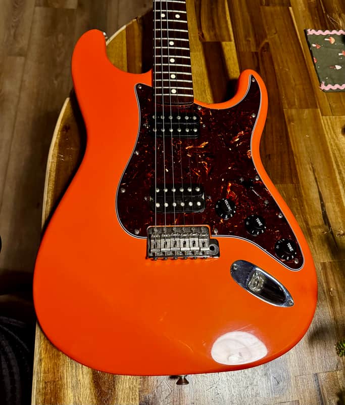 Fender Stratocaster Deluxe 2002 - Capri orange image 1