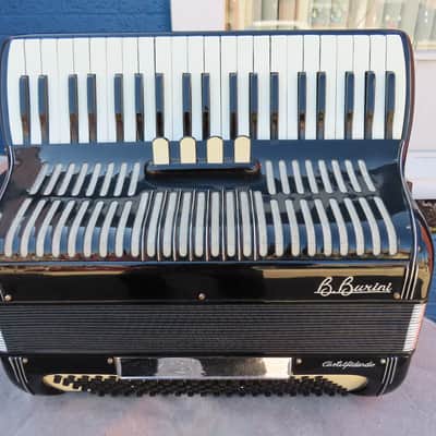 CASTELFIDARDO by B. BURINI 120 BASS ACCORDION CLEAN MODEL 274 maybe needs a little work image 1