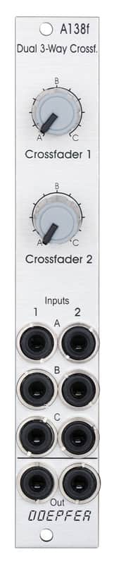 Doepfer A-138F Eurorack Dual 3 Way Crossfader Module image 1