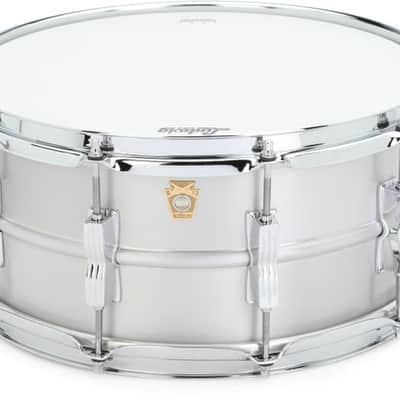 Ludwig Acro Aluminum Snare Drum - 6.5 x 14-inch - Brushed image 2