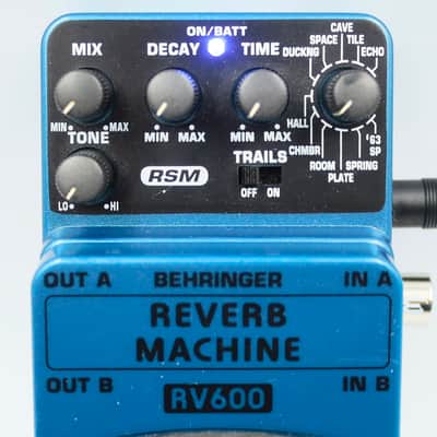 Behringer RV600 Reverb Machine Guitar Effect Pedal image 3