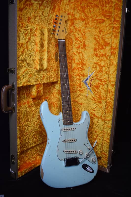 Fender Stratocaster Custom Shop Relic 2017 - sonic blue image 1