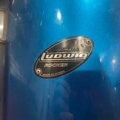 Batería acústica marca Ludwig Rocker 90's - Azul Metalico image 4