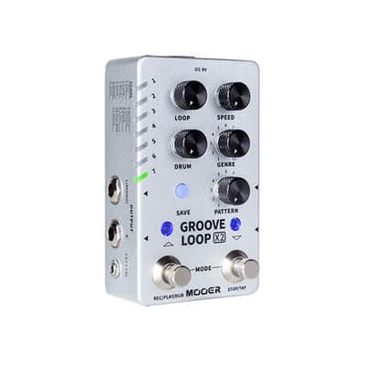 Mooer M721 Groove Loop x2 Stereo Looper & Drum machine Effects Pedal image 4