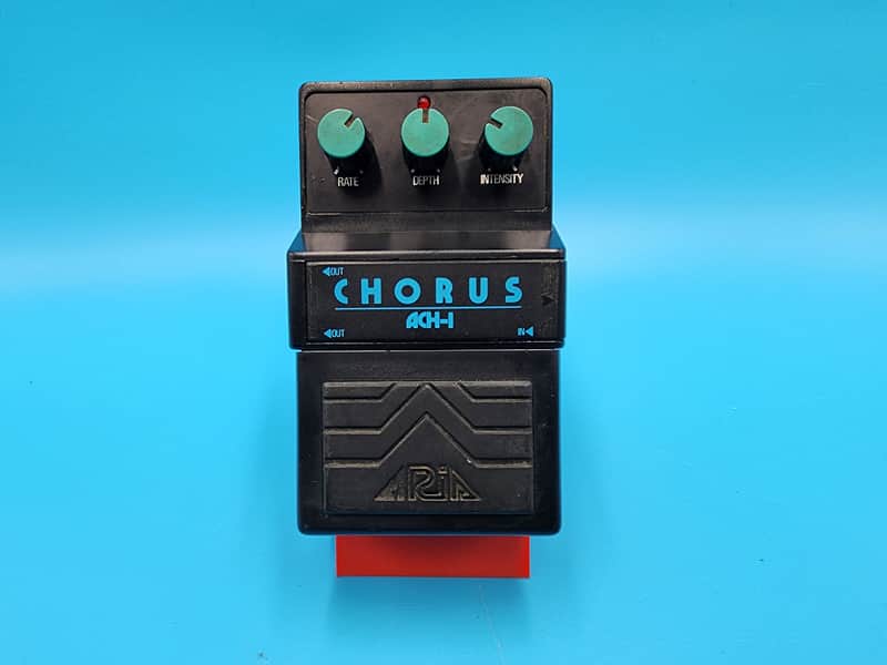 Rare Vintage 80s Aria ACH-1 Stereo Analog Chorus BBD Guitar Effect Pedal Japan Bass image 1