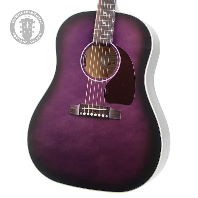 New Gibson J-45 Standard Purple Burst w/L.R. Baggs VTC Electronics #23365094