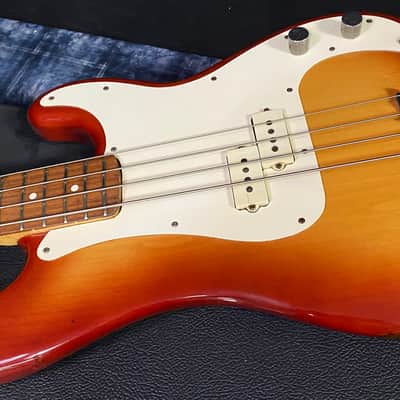 1983 Fender USA Precision Bass - Sienna Sunburst - Only 8.1lbs! Hardshell Case - From Our Vault! image 6