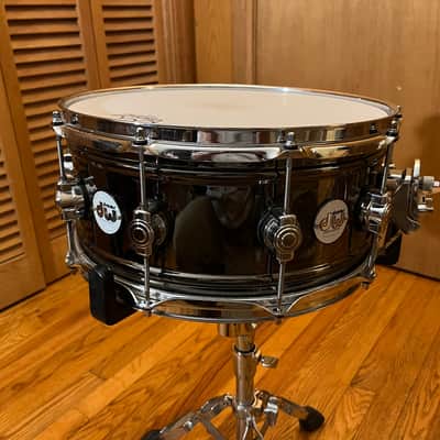 DW Design Series 6.5x14" Black Nickel Over Brass Snare Drum 2017 - Present - Black Nickel Over Brass image 2