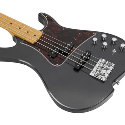 Vola Guitars ZVA 4 String Bass - Charcoal Frost Metallic Gloss MIJ image 2