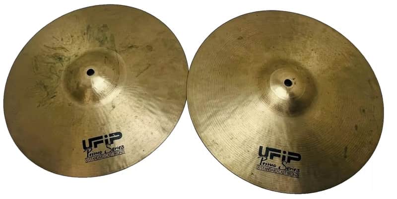 UFIP Primo Series Cast Bronze 14" Hi-Hat Cymbal Pair image 1