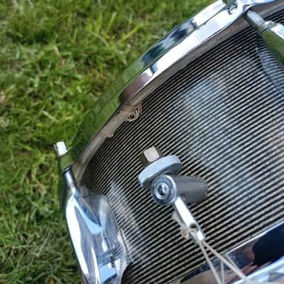 Sonor Teardrop snare drum 60's - Black and gold stripe/Biene Maja image 3