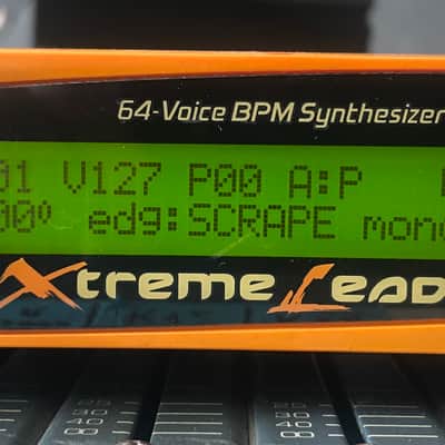 E-MU Systems Xtreme Lead-1 Rackmount 64-Voice Expandable Synthesizer 2000 - Orange image 4