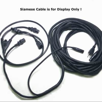 LASE 6 ft AC Power Cable Y Splitter IEC320-C13 to IEC320-C13 & IEC320-C14 image 2