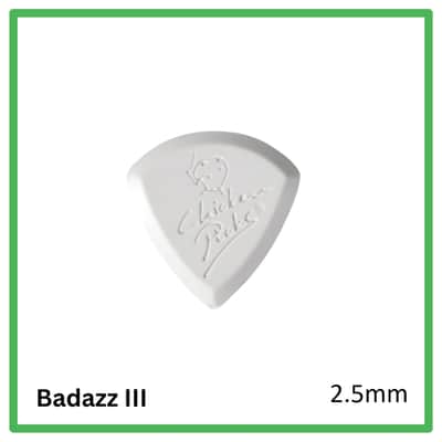 Chickenpicks Premium Guitar Picks –Badazz III 2.5mm, Thermoset polymer, Longer Lasting , Made in Netherlands, 1 Piece