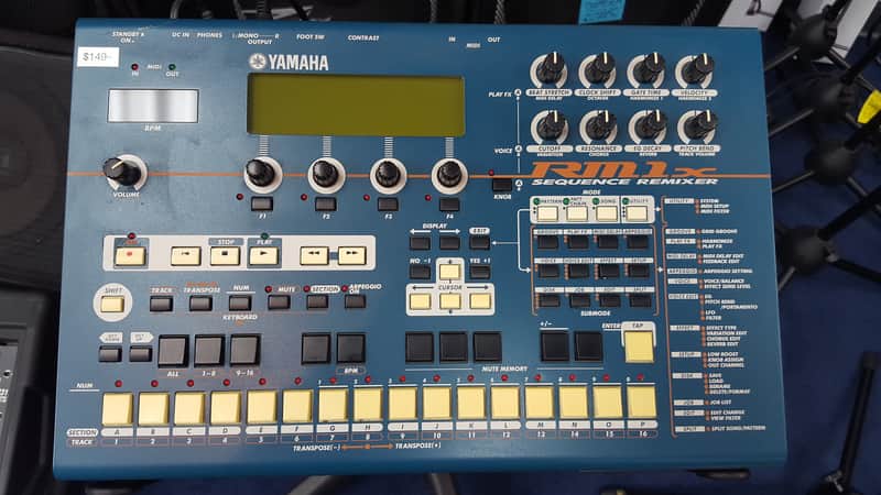 Yamaha RM1x Sequence Remixer Blue image 1