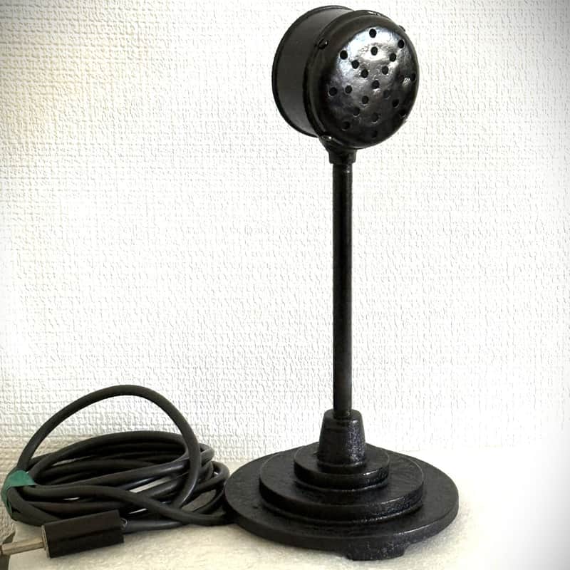 Rare Vintage 1940's upgraded Desktop Microphone, working image 1