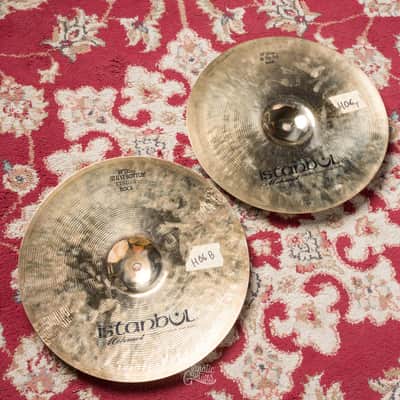 Istanbul Mehmet Radiant - Hi-Hat Rock Top, Custom Rock Bottom 14" #H06 Demo image 4