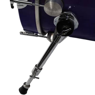 Used Spano Drum Co 3-Piece 12/14/22 Keller Maple Drum Set Transparent Purple with Bags image 5