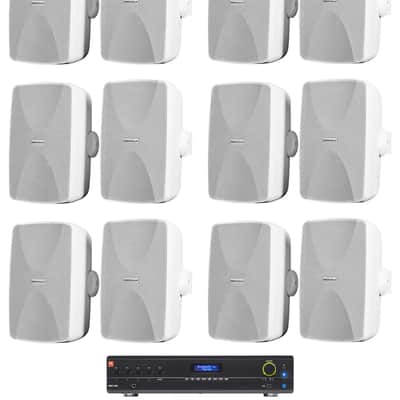 JBL VMA1240 Commercial/Restaurant Bluetooth Mixer/Amplifier+(12) Wall Speakers image 15