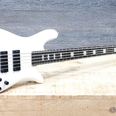 Spector NS Icon Bolt-On 5 White Aguilar Electronics Dual Soapbar Electric Bass image 10