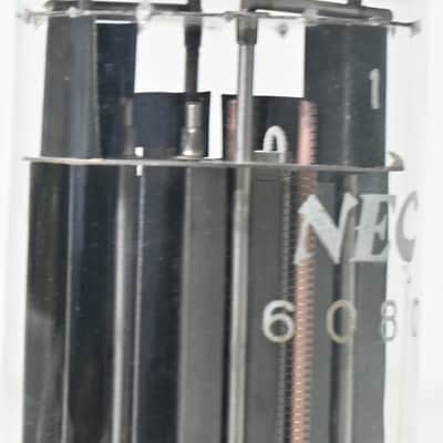 1x 1960’s NEC 6080 Double Top Ring Getter Black Plate Amplitrex Tested Tube image 6