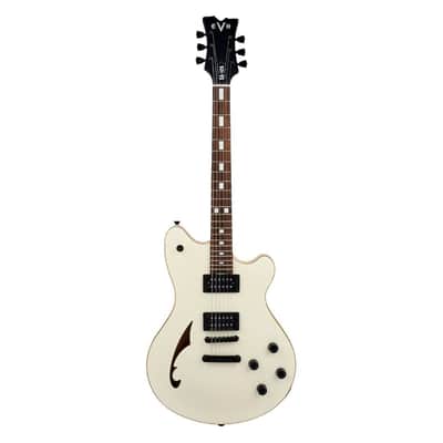 EVH SA-126 Standard 6-String Right-Handed Electric Guitar with Nyatoh Body, Maple Neck, And Rosewood Fingerboard (Satin Vintage White) image 1