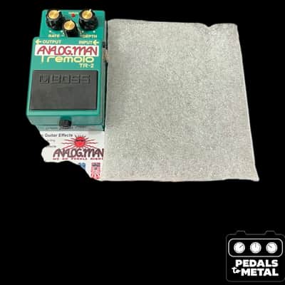 Analogman Boss TR-2 Tremolo with Mod 2010s - Green - X12665 image 1