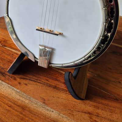 Deering Calico 5-String Banjo 2010s - with hard case, capo spikes, capo image 2