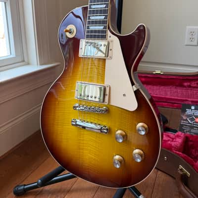 2025 Gibson Les Paul Standard 60s Figured Top - Iced Tea Burst image 3