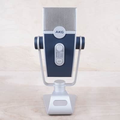 AKG Lyra Multipattern USB Condenser Microphone Dark Blue / Silver w/ Cable image 6