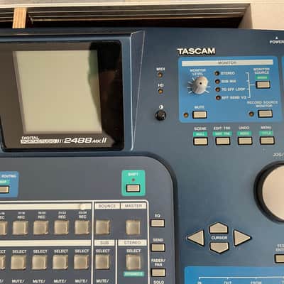 TASCAM 2488 MKII portastudio digital CD rw 24 tracks recorder+ flight case image 4